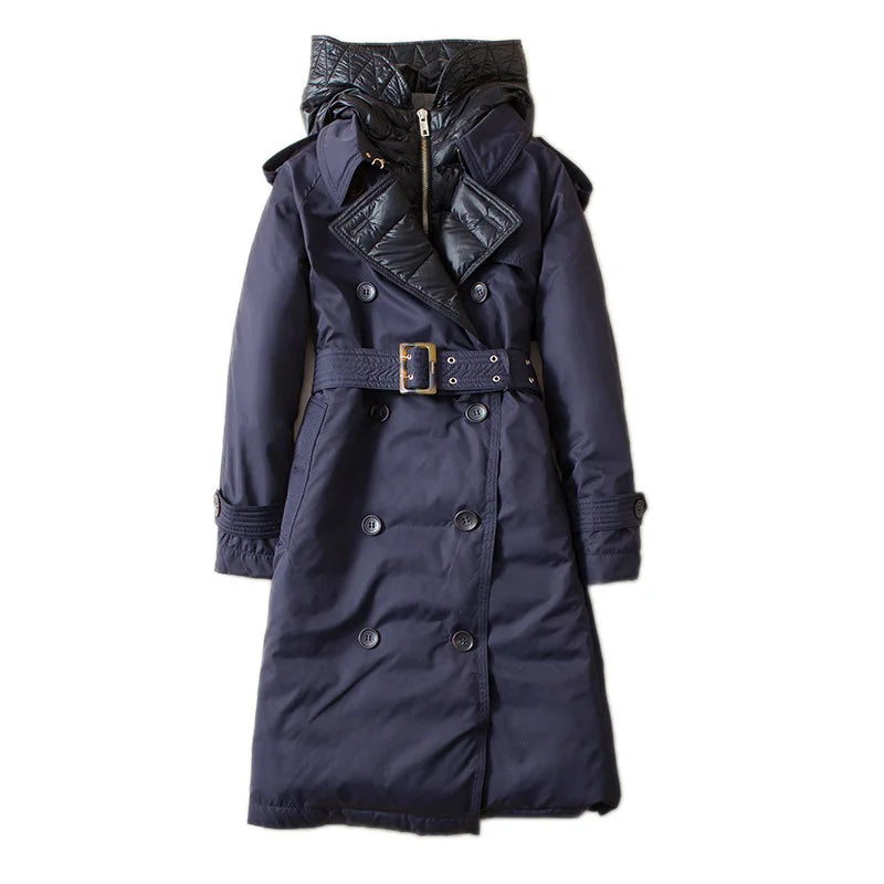 Long Trench Down Coat