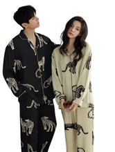 Load image into Gallery viewer, Couples Faux Animal Print Pajama Set
