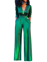 Load image into Gallery viewer, Metallic Jumpsuit
