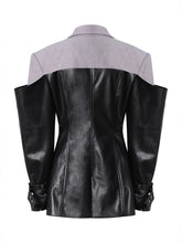 Load image into Gallery viewer, Leather Patch Blazer
