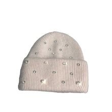 Load image into Gallery viewer, Luxury Crystal Speckled Knit Hat | Modern Baby Las Vegas 
