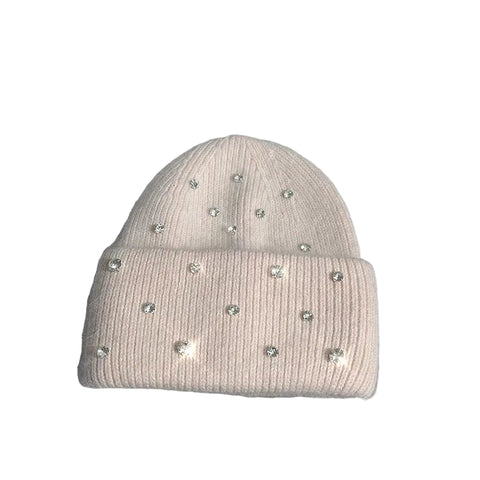 Luxury Crystal Speckled Knit Hat | Modern Baby Las Vegas 