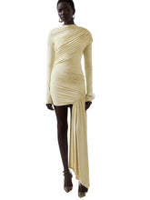 Load image into Gallery viewer, Ruched Sash Dress
