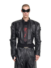 Load image into Gallery viewer, Deconstructed Leather Jacket
