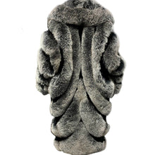 Load image into Gallery viewer, Ribbed Draped Fur Coat
