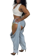 Load image into Gallery viewer, Hollow Out Denim Jeans

