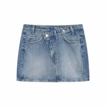 Load image into Gallery viewer, Irregular Denim Skirt-Modern Baby Las Vegas
