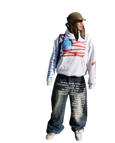 Letter Denim Jeans-Modern Baby Las Vegas