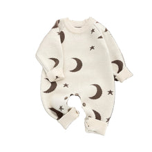 Load image into Gallery viewer, Sun And Moon Sweater Romper
