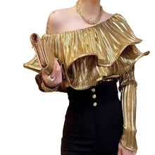 Load image into Gallery viewer, Vintage Ruffle Top
