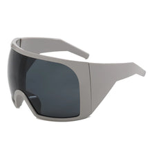 Load image into Gallery viewer, Oversized Punk Shield Sunglasses
