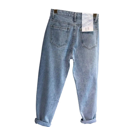 Crystal Speckled Pocket Denim Jeans-Modern Baby Las Vegas