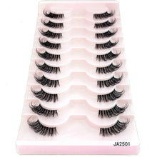 Load image into Gallery viewer, 10 Pair 3D Faux Mink Eyelash Set
