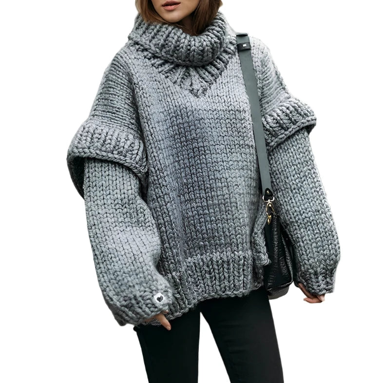 Knitted Turtleneck Sweater