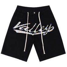 Load image into Gallery viewer, Valley Crystal Denim Shorts
