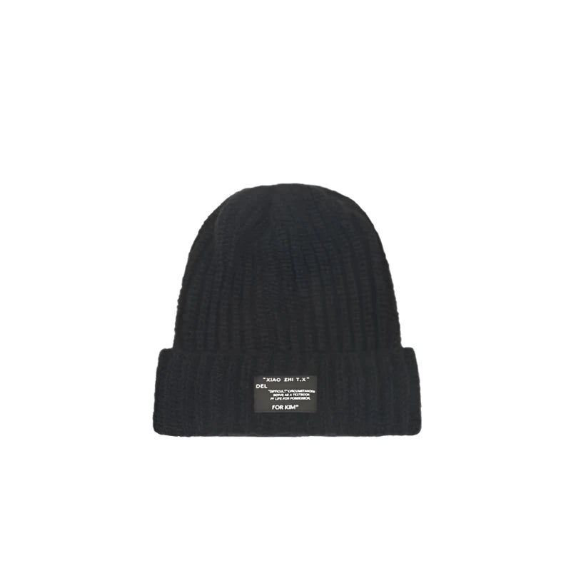 Black Label Knit Hat