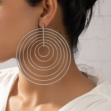 Load image into Gallery viewer, Multi-layer Hoop Earrings
