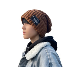 Load image into Gallery viewer, Black Label Knit Hat
