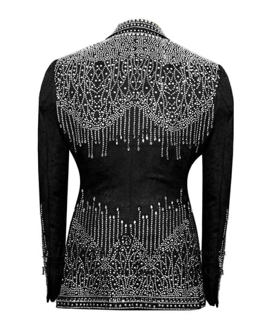 Luxury Crystal Design Suit