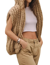 Load image into Gallery viewer, Knit Hooded Vest
