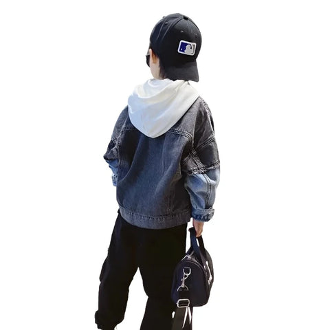 Patch Denim Jacket-Modern Baby Las Vegas