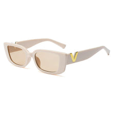 Load image into Gallery viewer, Letter V  Rectangle Sunglasses

