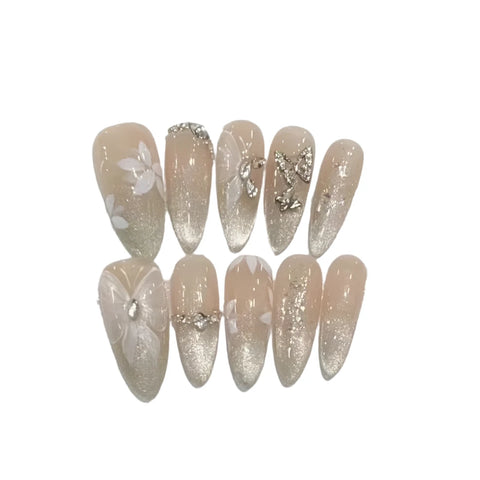 Gold Tip Press on Nails-Modern Baby Las Vegas