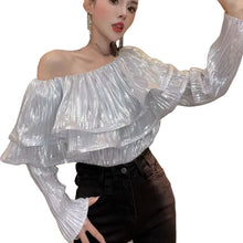 Load image into Gallery viewer, Vintage Ruffle Top
