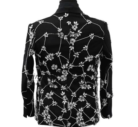 Luxury Floral Crystal Suit-Modern Baby Las Vegas