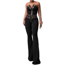 Load image into Gallery viewer, V Metal Circle Tank Pants Set
