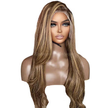 Load image into Gallery viewer, Highlighted Straight Invisible HD Lace Wig
