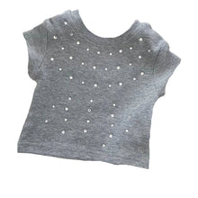 Load image into Gallery viewer, Crystal Speckled Top And Denim Skirt Set
