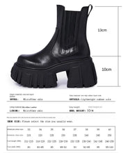 Load image into Gallery viewer, Chunky Heel Platform Chelsea Boots
