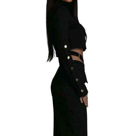 Hollow Out Pant Set-Modern Baby Las Vegas