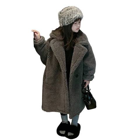 Luxe Button Teddy Coat