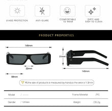 Load image into Gallery viewer, Rectangular Sunglasses
