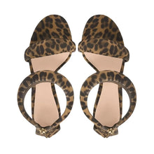 Load image into Gallery viewer, Leopard Puffer Sandals
