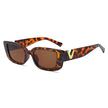 Load image into Gallery viewer, Letter V  Rectangle Sunglasses
