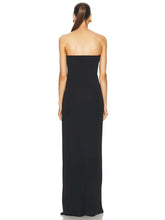 Load image into Gallery viewer, Gold Metal Cut Out Bodycon Maxi Dress
