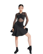 Load image into Gallery viewer, Mesh Sleeve Hollow Out Dress
