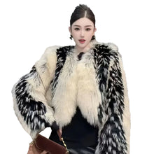 Load image into Gallery viewer, Faux Fur Patch Jacket
