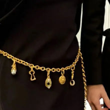 Load image into Gallery viewer, Gold-plated Chain Belt
