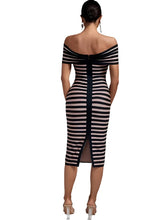 Load image into Gallery viewer, Striped Midi Dress
