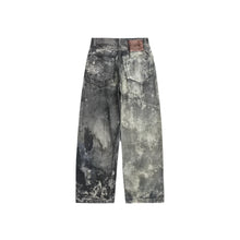 Load image into Gallery viewer, Paint Splatter Design Denim Jeans
