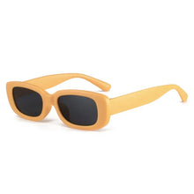 Load image into Gallery viewer, Solid Color Rectangular Sunglasses
