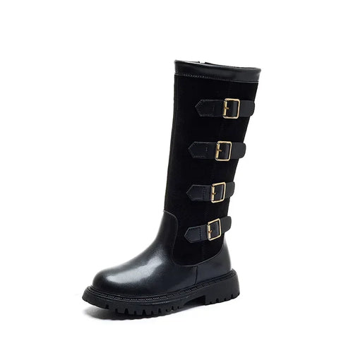 Tall Buckle Boots-Modern Baby Las Vegas
