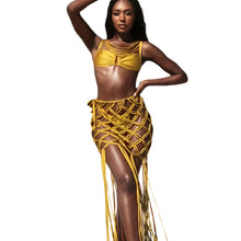 Load image into Gallery viewer, Hollow Out Net Bikini Set
