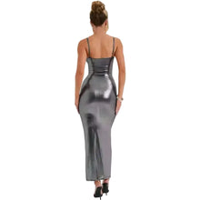 Load image into Gallery viewer, Metallic Liquid Dress
