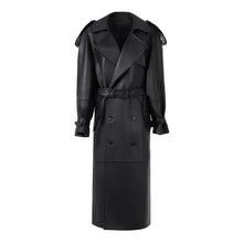 Load image into Gallery viewer, Leather Trench Coat
