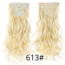 Load image into Gallery viewer, 6 Piece Colored Synthetic Clip-In Hair Extension Set
